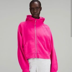 NWOT Lululemon Sonic Pink Full Zip Scuba